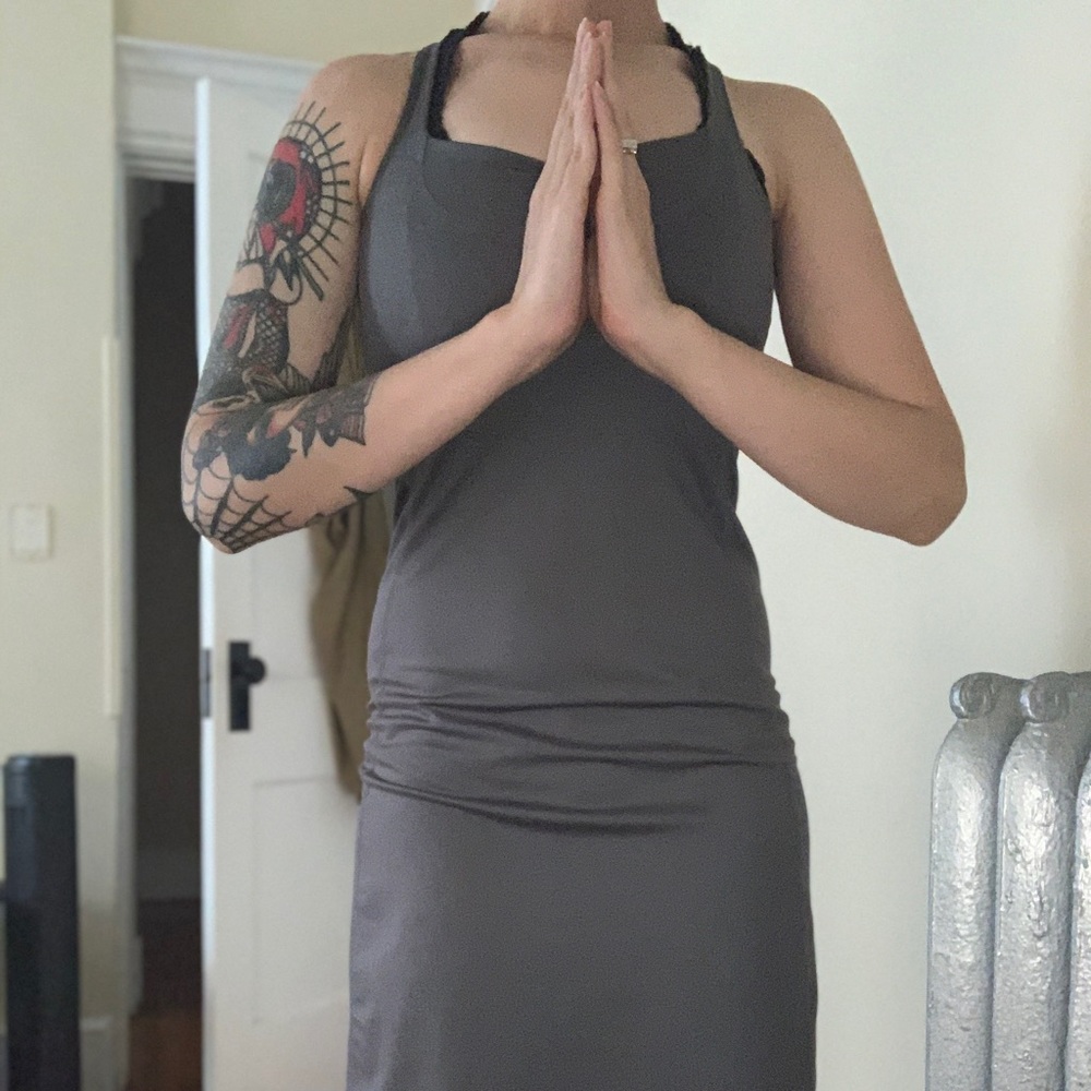 Mika Yoga Wear Dress Size Small Gray Calm